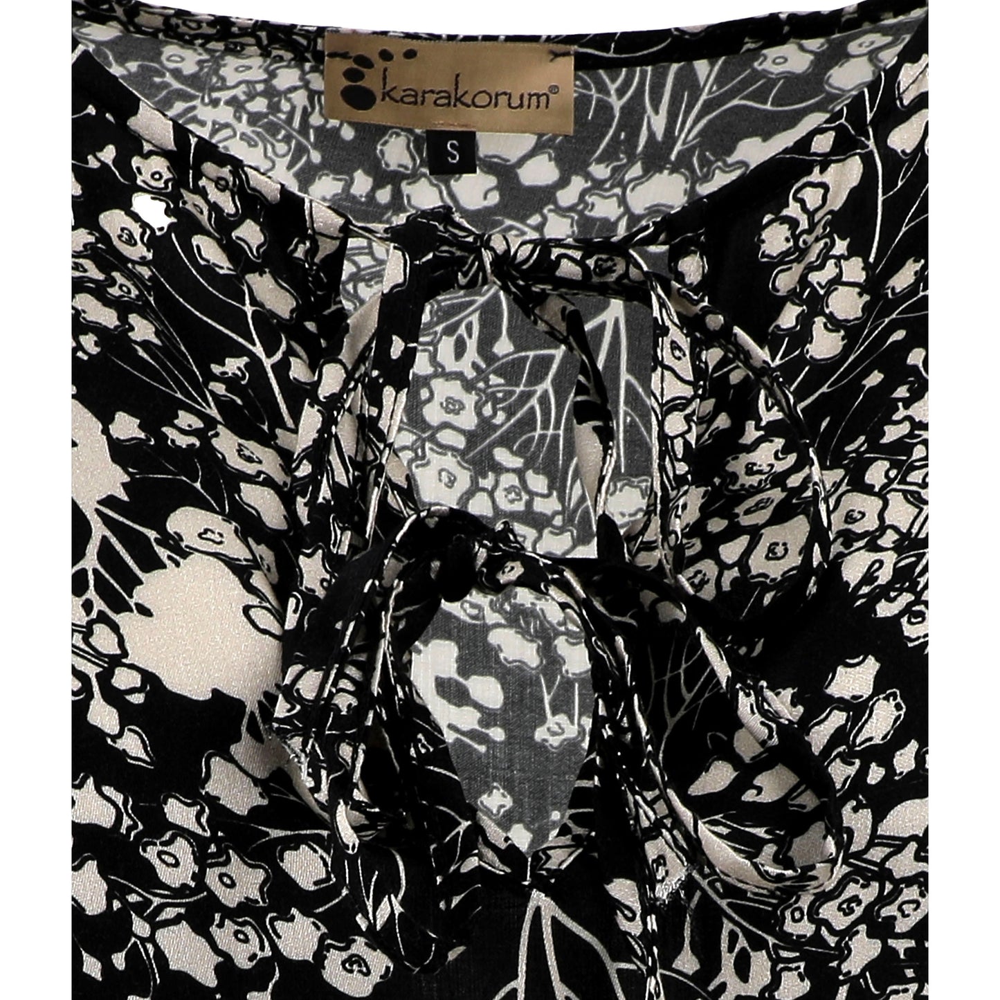 KARAKORUM - Abito Lungo Lienne Nero-KARAKORUM-VIALESCARPE