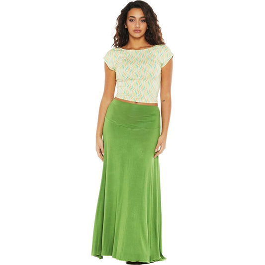 Gonna lunga HELICONIA SKY - BABA Design-Baba design-VIALESCARPE