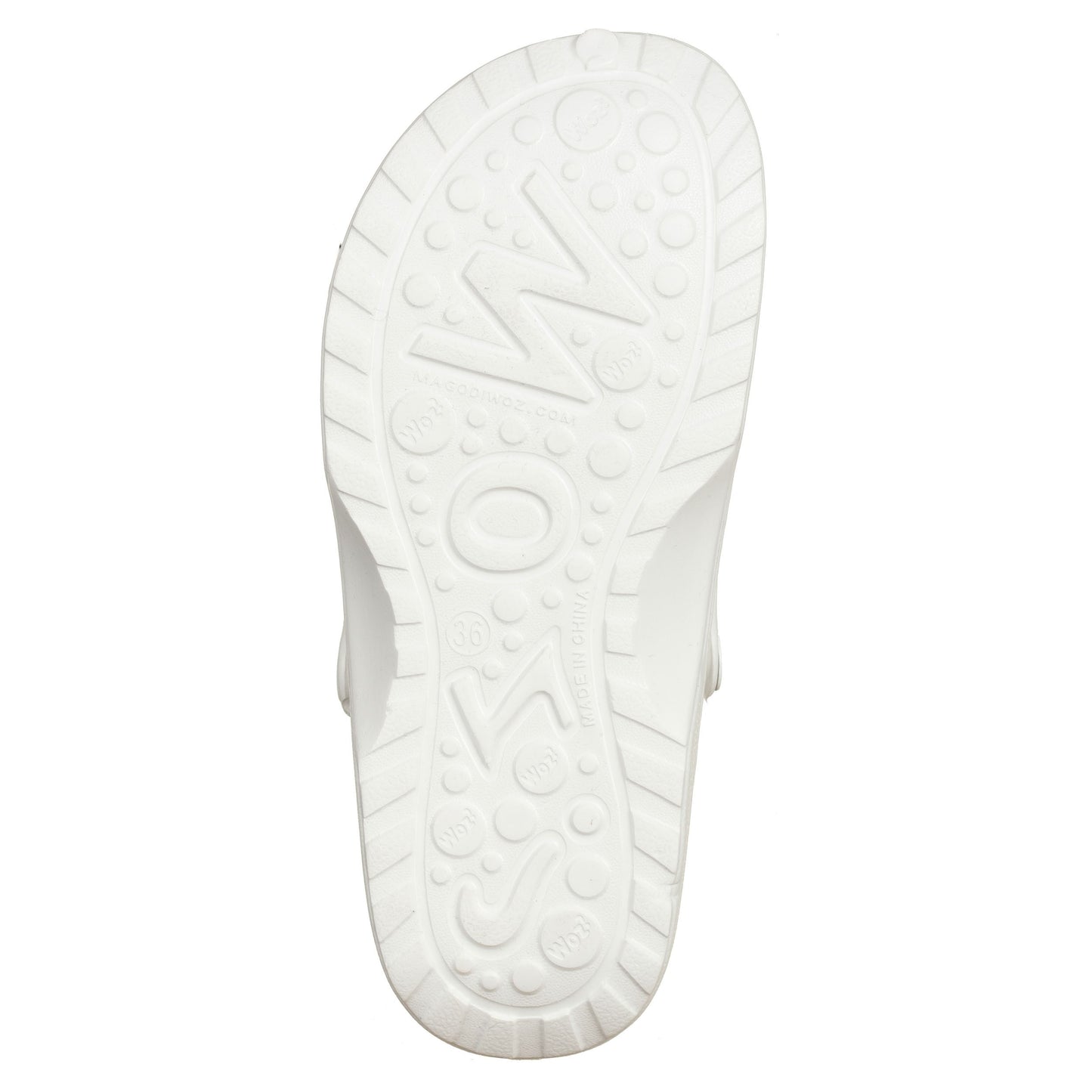 Sabot Cheese Unisex Bianco-WOZ?-VIALESCARPE