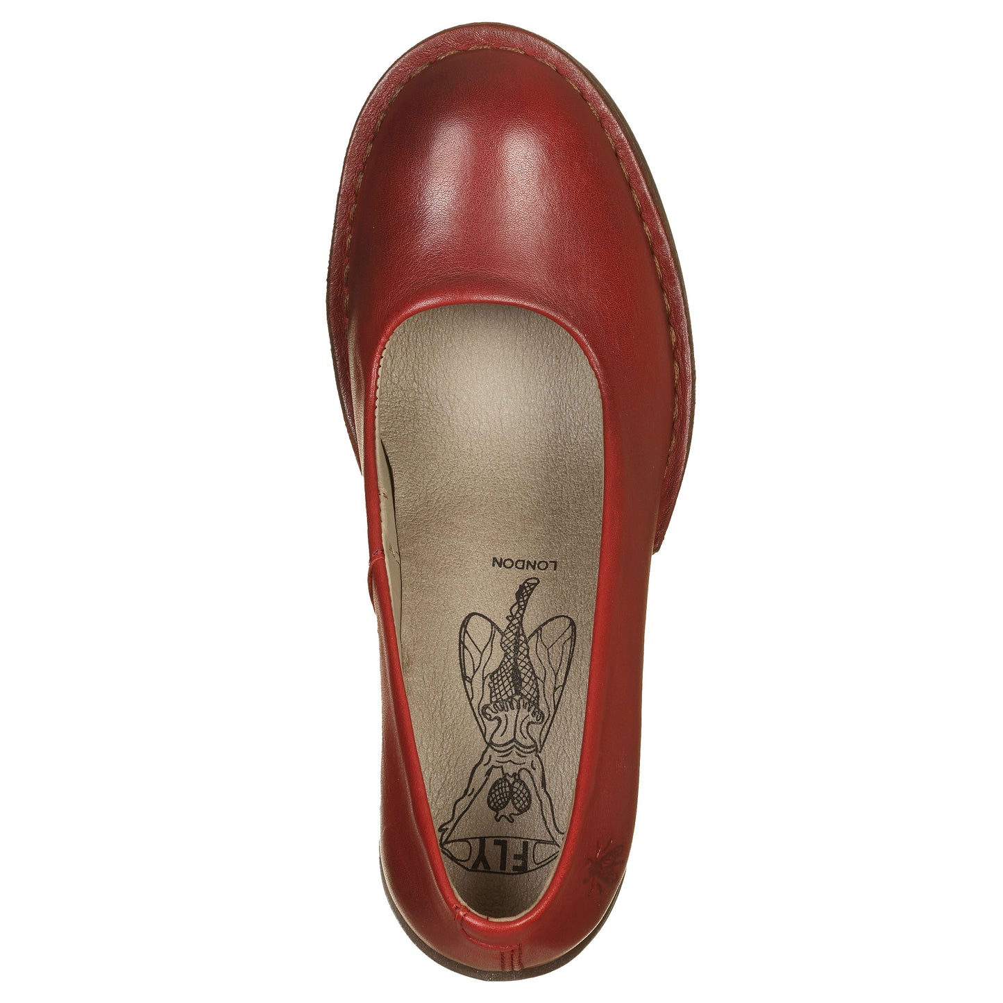 FLY LONDON Decolté in pelle spazzolata
