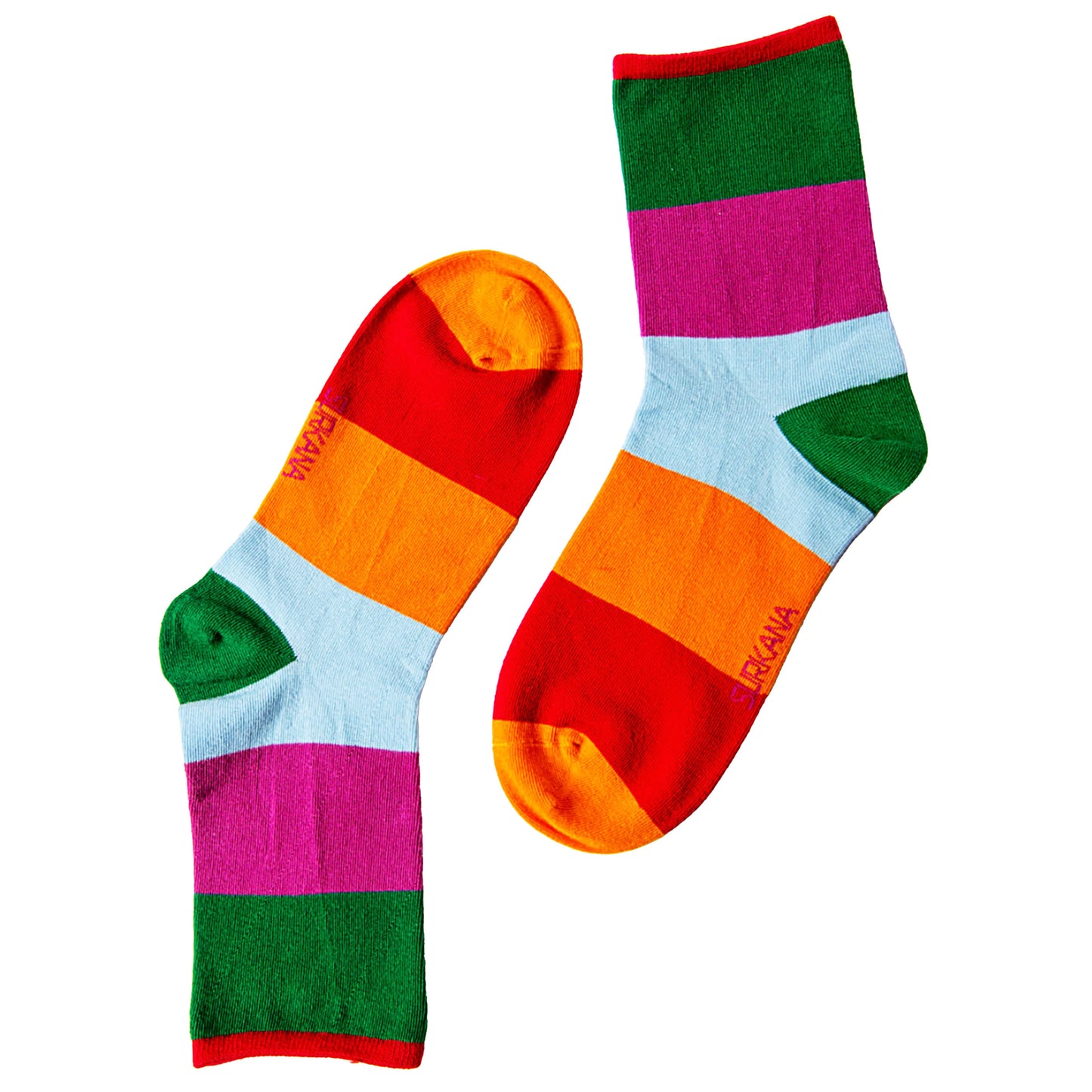 SURKANA - Calzino medio jacquard stampato-SURKANA-VIALESCARPE