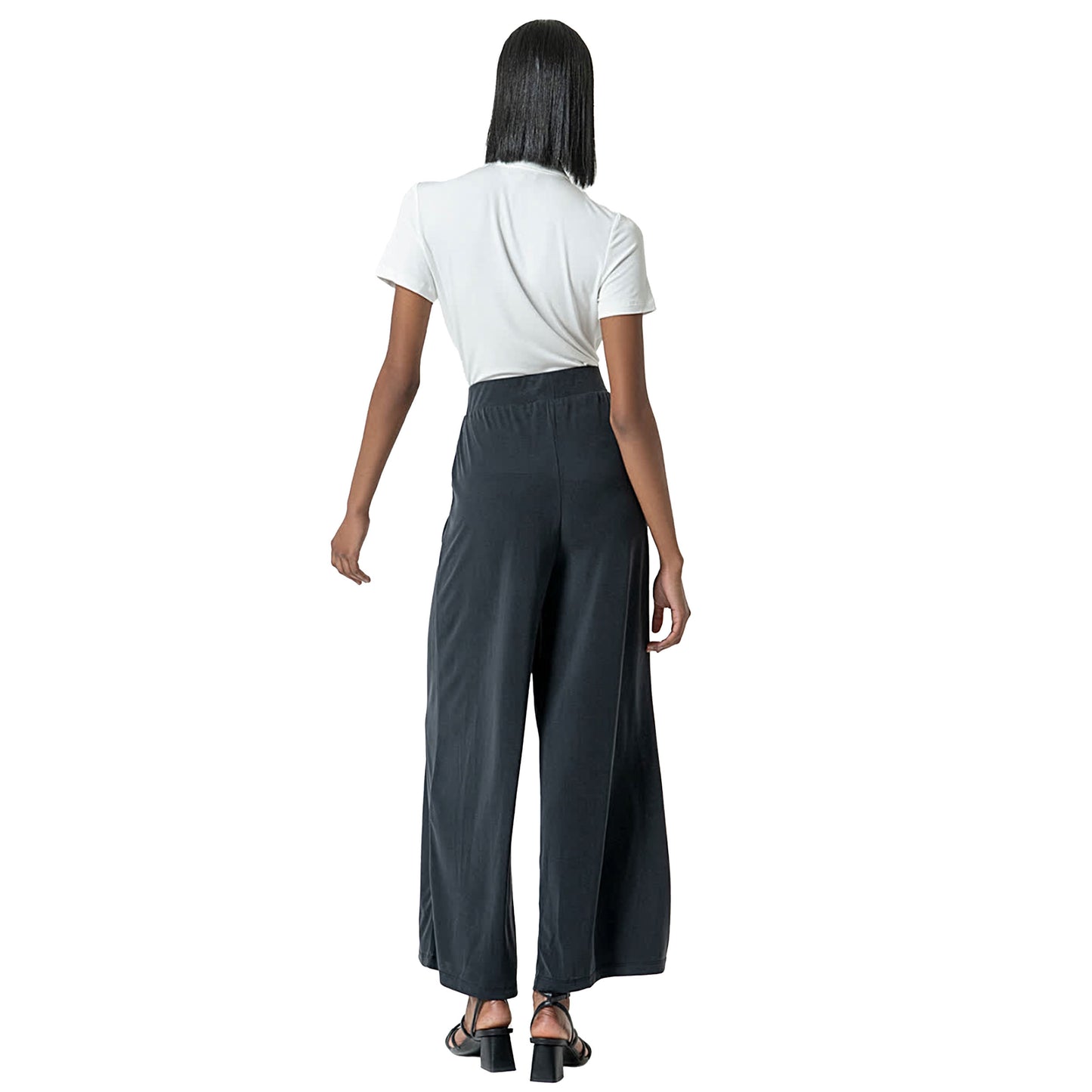 SURKANA - Pantaloni lunghi wide leg elasticizzati