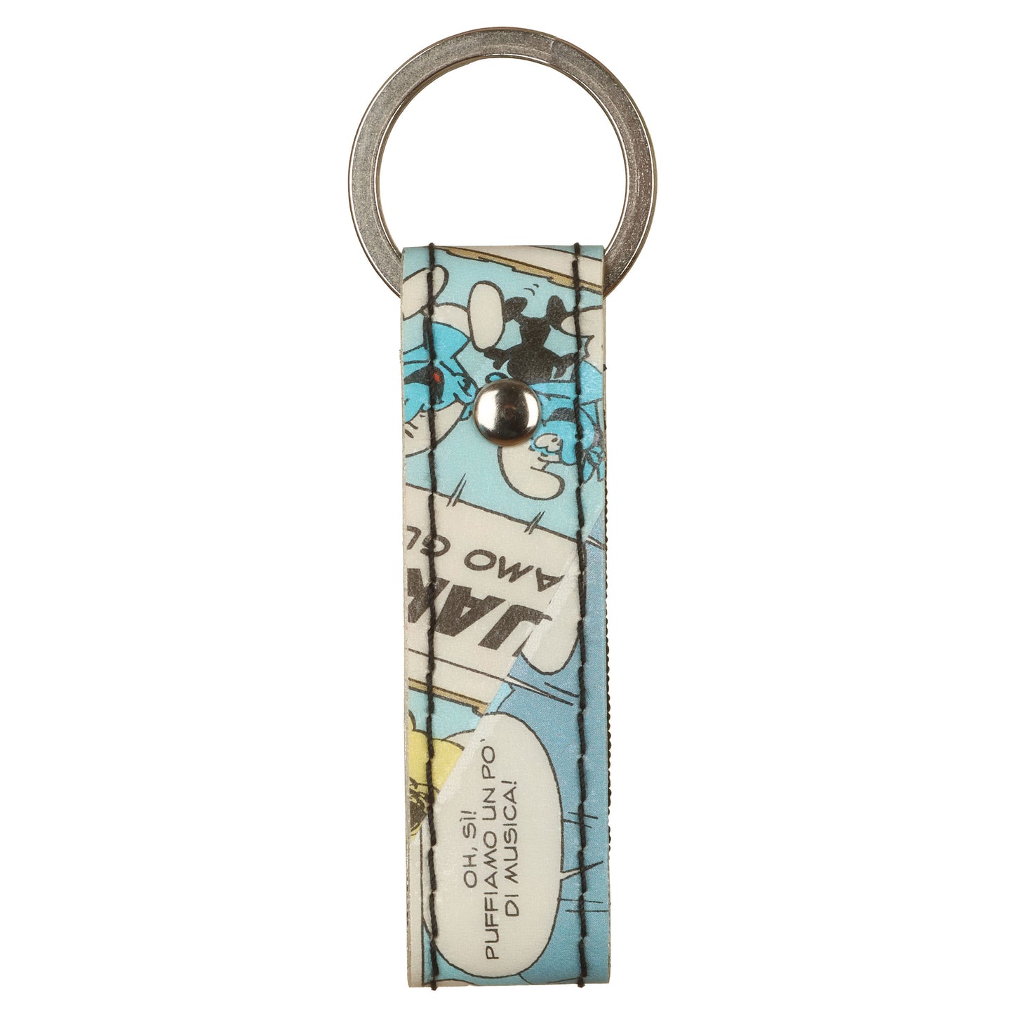 Portachiavi Puffi-MADEWITHCARE-VIALESCARPE