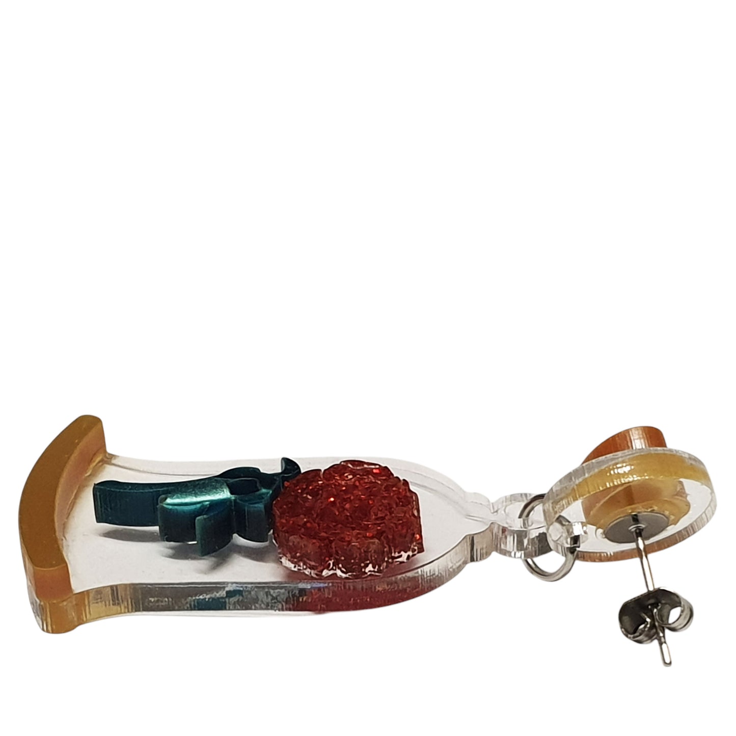 ARKY FLY Oreccchini pendenti asimm. Piccolo Principe e rosa-ARKYFLY-VIALESCARPE