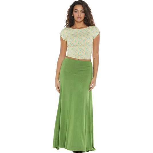 Gonna lunga HELICONIA SKY - BABA Design-Baba design-VIALESCARPE