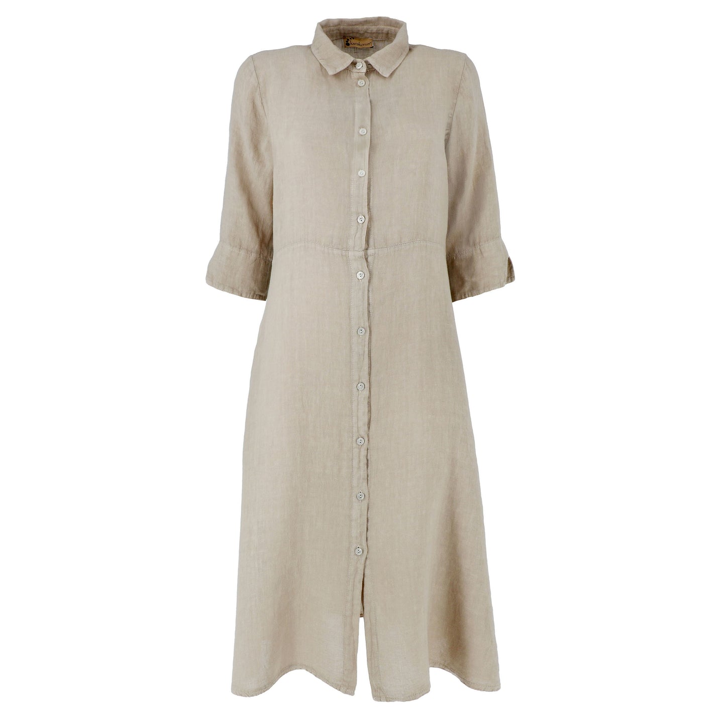 KARAKORUM Vestito Camicia LINDY Ecru