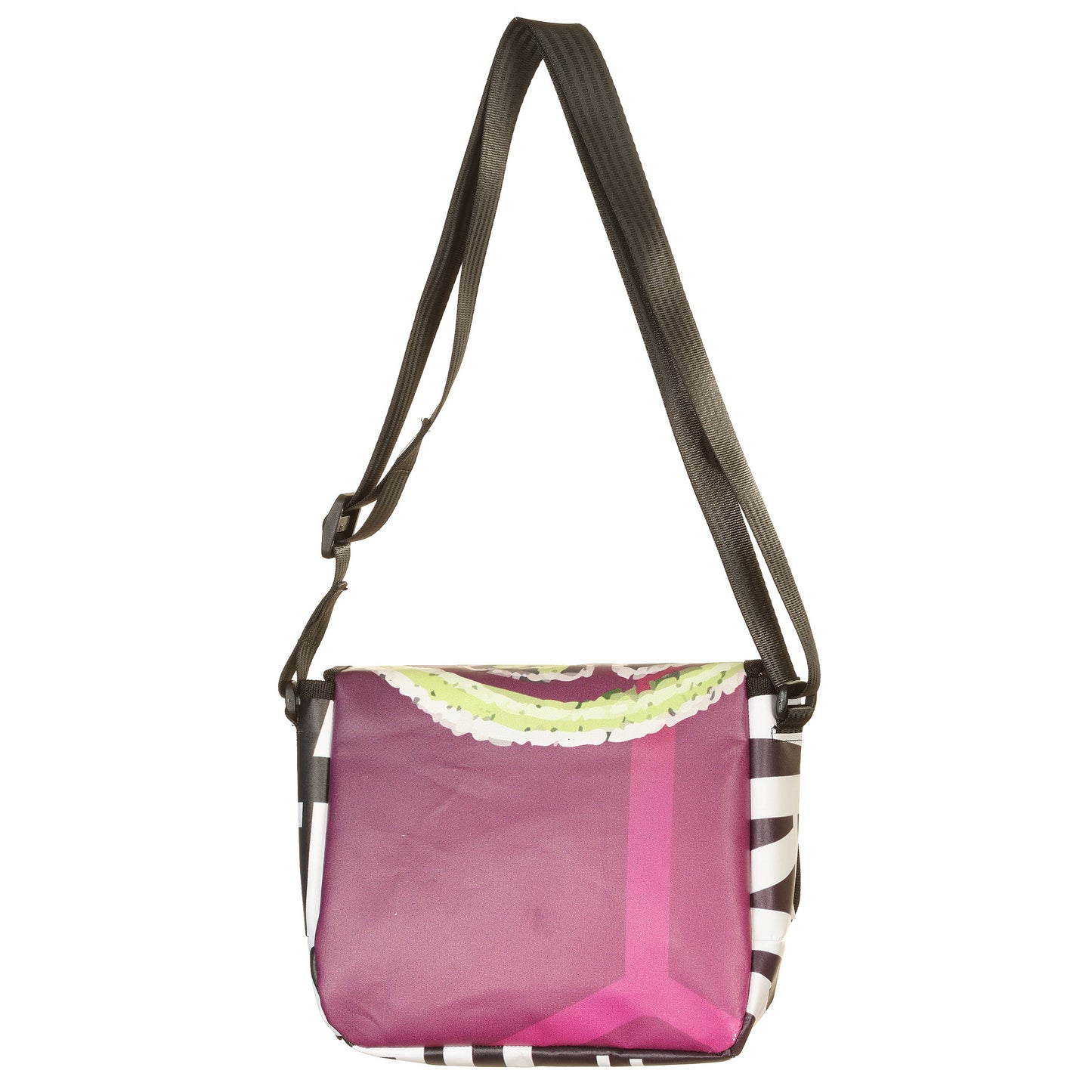 Borsa tracolla Beba Viola-Verde-Bianco