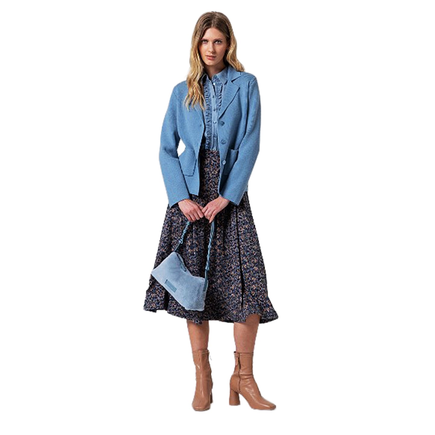 SURKANA - Giacca in maglia con collo a revers e tasche-SURKANA-VIALESCARPE