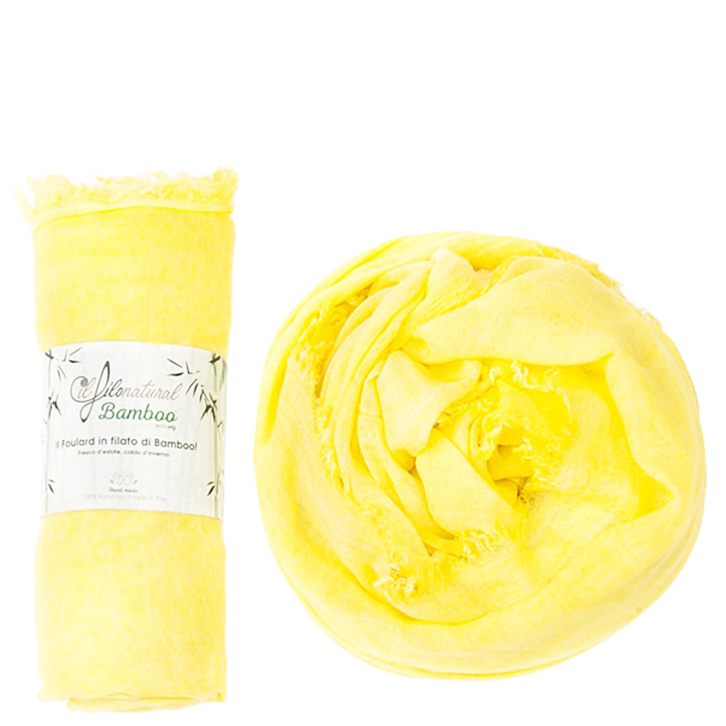 Il Foulard in Filato di Bamboo EcoVeg Tinto a Freddo-IL PONCHETTO-VIALESCARPE