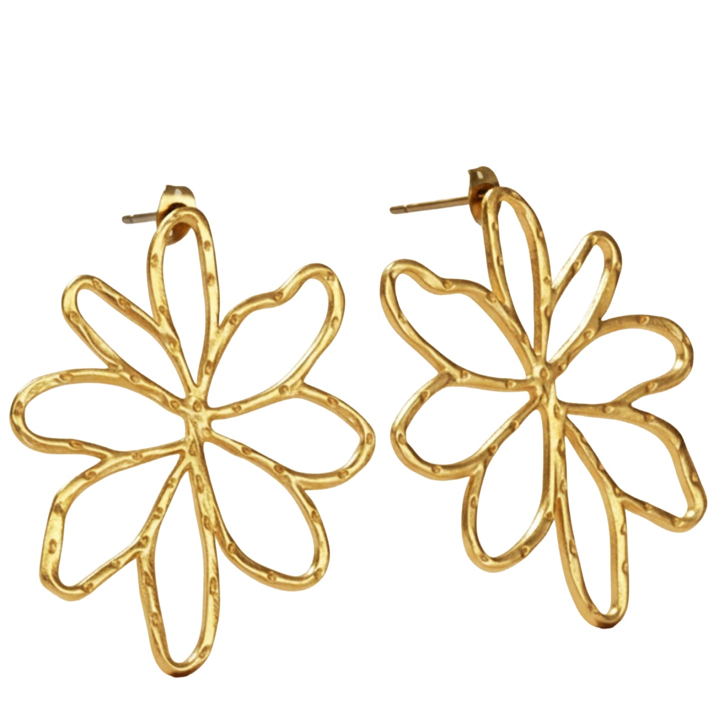 SURKANA Orecchini a fiore Oro