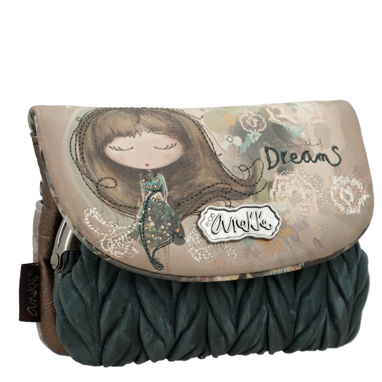 ANEKKE - Portamonete con patta Real