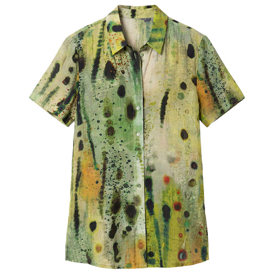 SURKANA Camicia lunga a maniche corte Verde-SURKANA-VIALESCARPE
