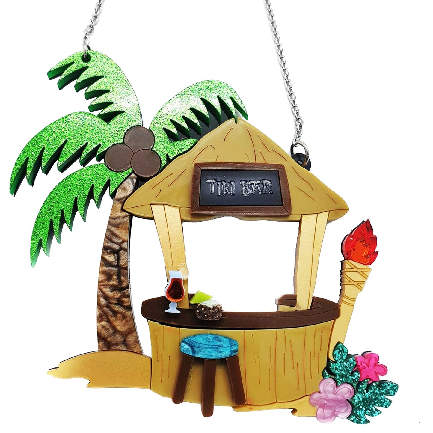 ARKY FLY Collana Bar Tiki Hawaii