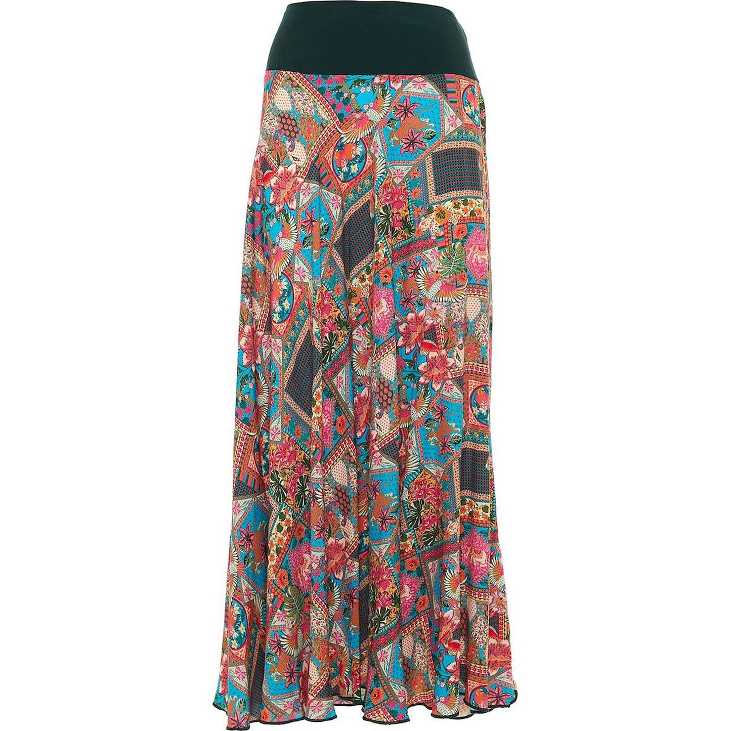 Gonna lunga TROPICAL PLUMERIA - BABA Design