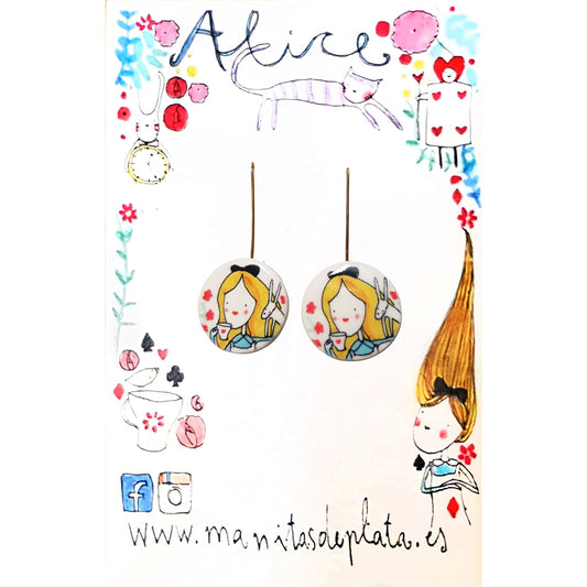 Orecchini pendenti rigidi Alice ...-MANITAS DE PLATA-VIALESCARPE