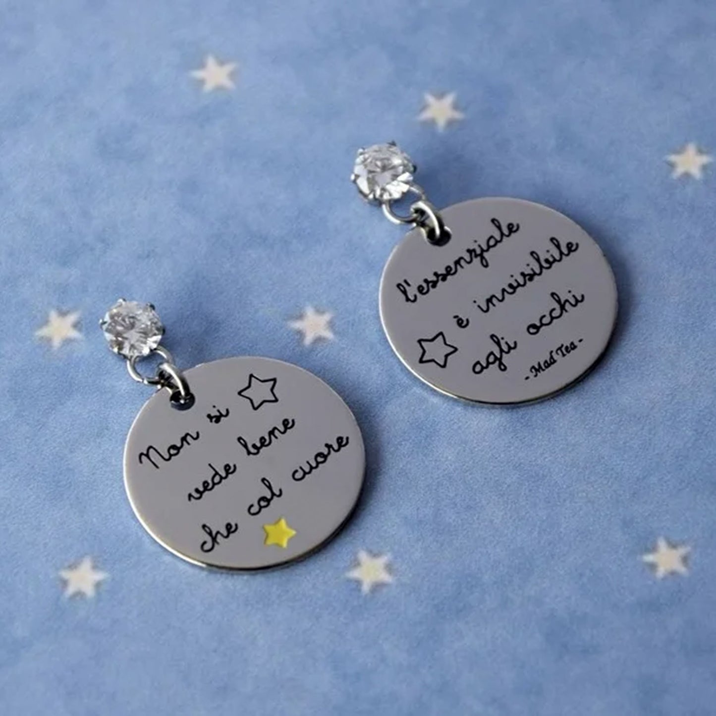 MAT TEA - Orecchini PICCOLO PRINCIPE - “L’essenziale è invisibile agli occhi”-MAD TEA-VIALESCARPE