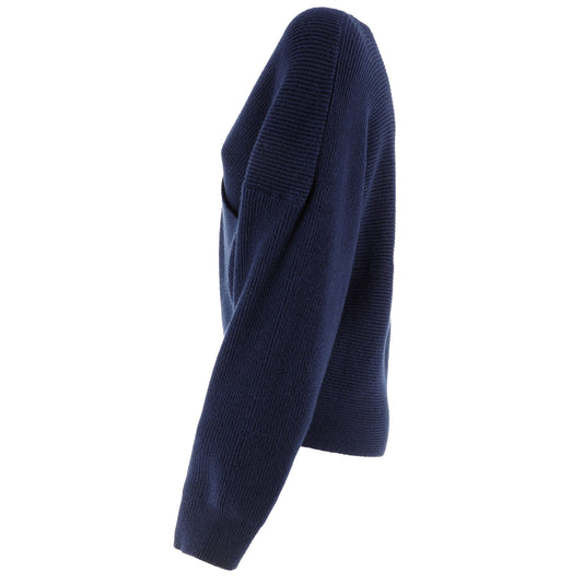 KARAKORUM Maglia Gabriella blu incrociata