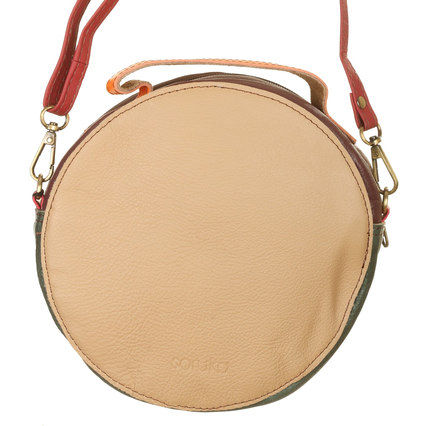 SORUKA Borsa Hera liscio Argento-Fuxia-Bordò