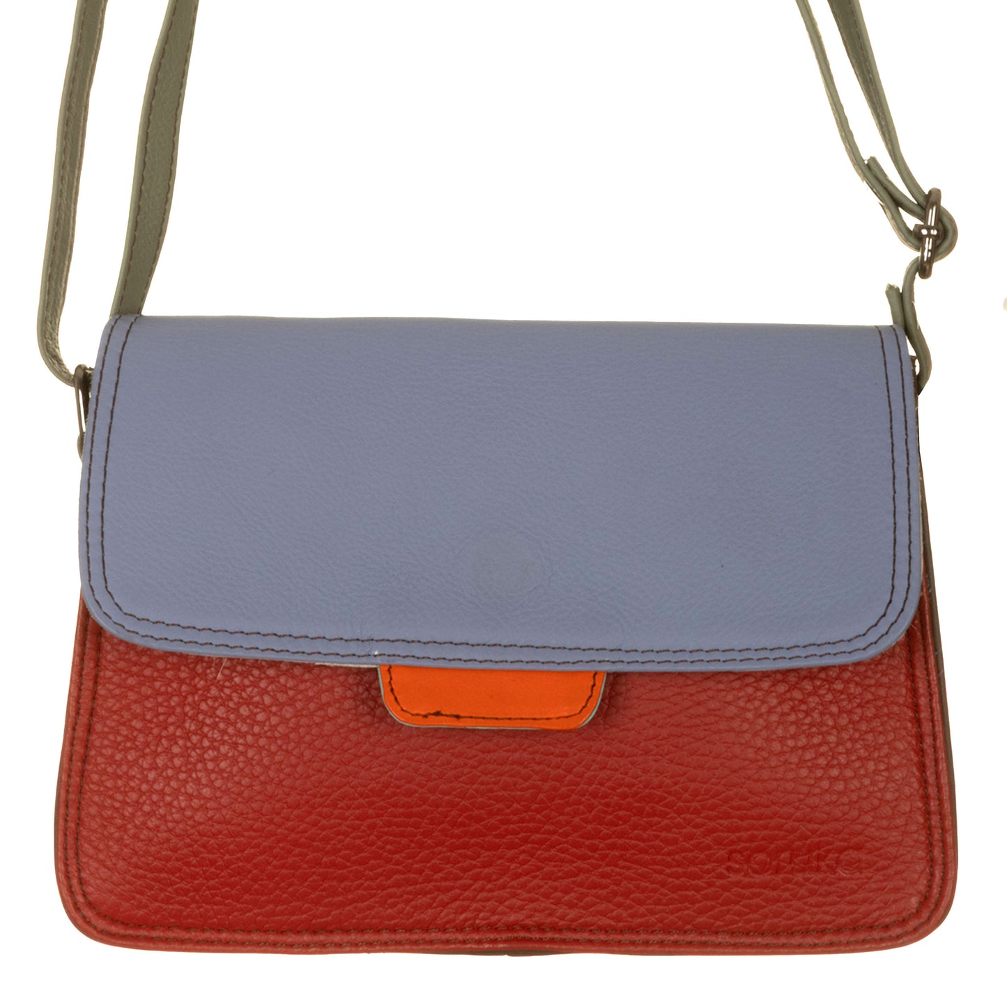 SORUKA Borsa Laia patella reversibile Rosa, maculato - Rosso, Glicine