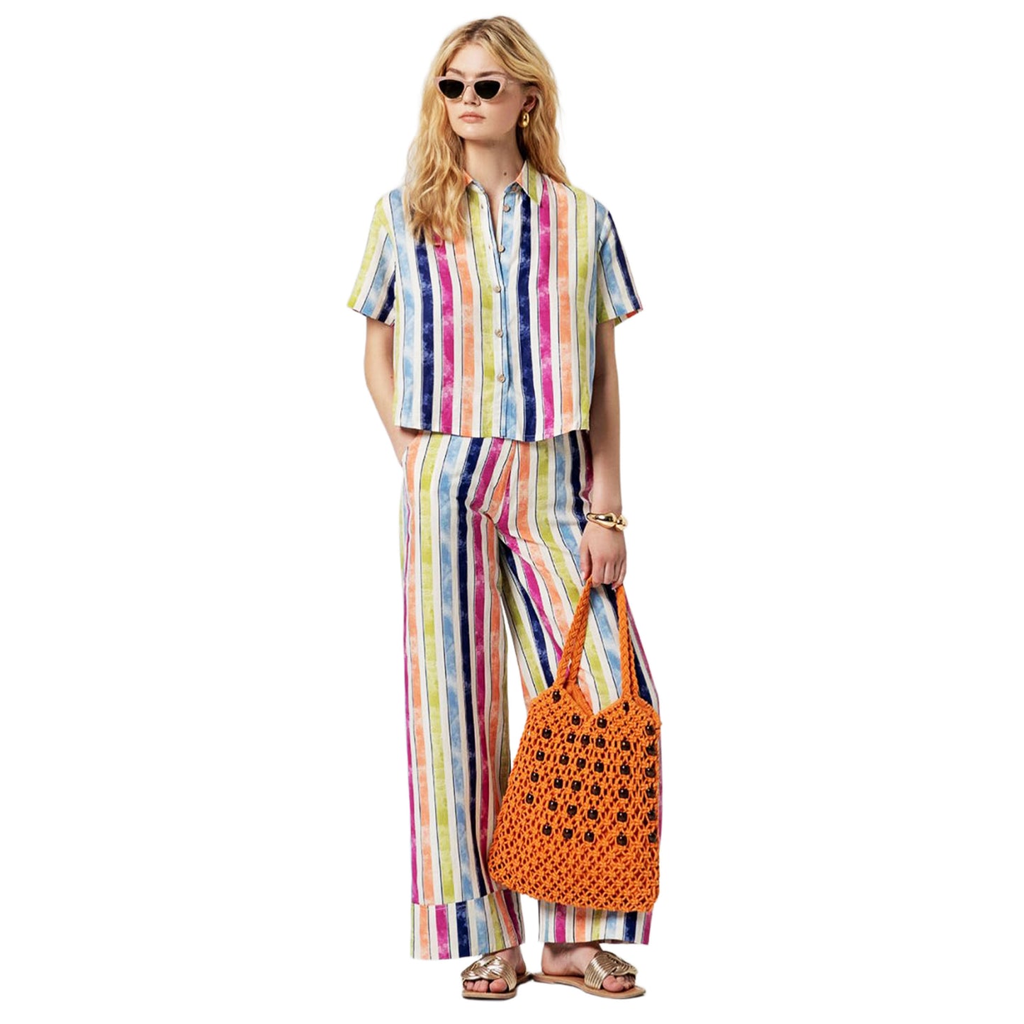 SURKANA Pantaloni larghi Multicolore