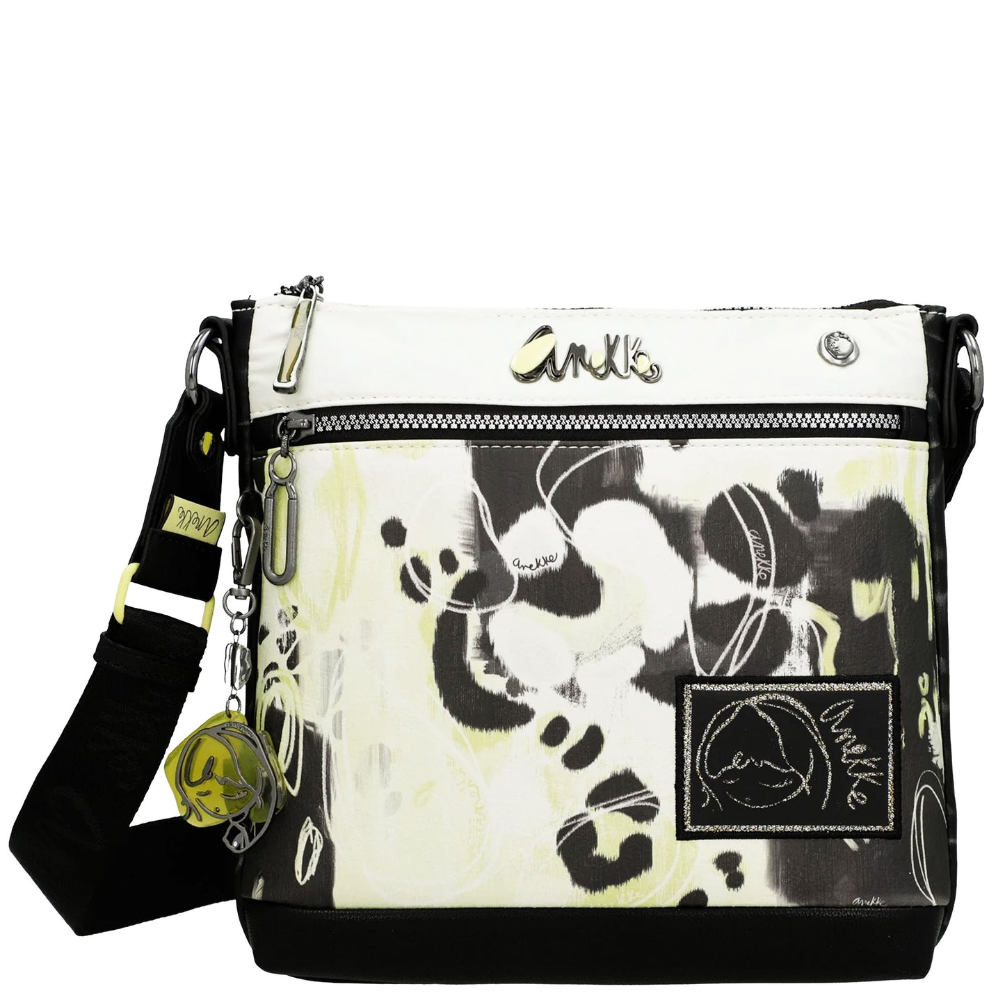ANEKKE Borsa a tracolla con tasca frontale Memories