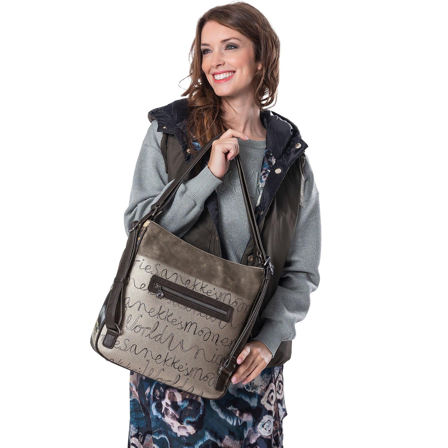 ANEKKE - Borsa trasformabile in zaino Real