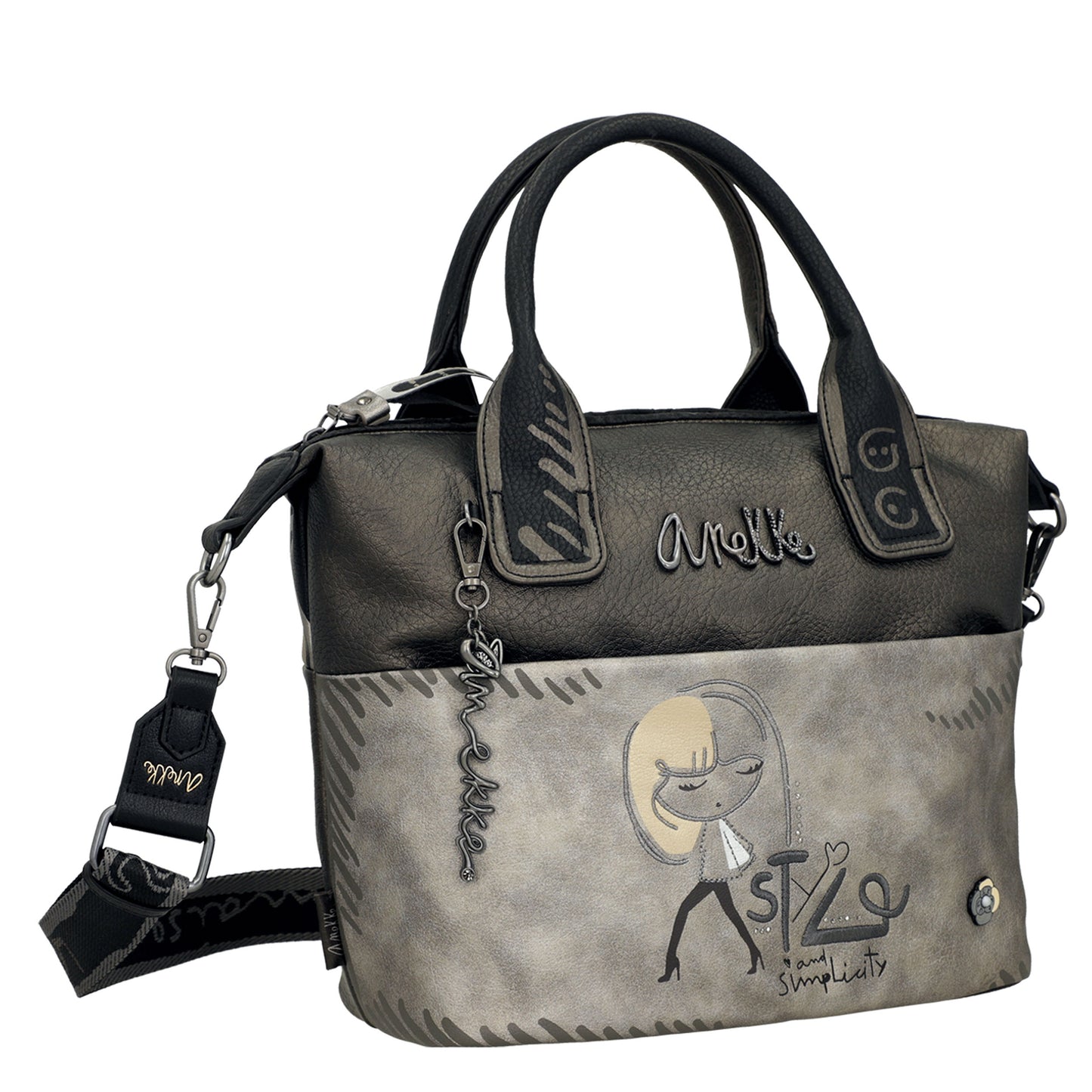 ANEKKE - Borsa piccola con manici Nature Koko-ANEKKE-VIALESCARPE