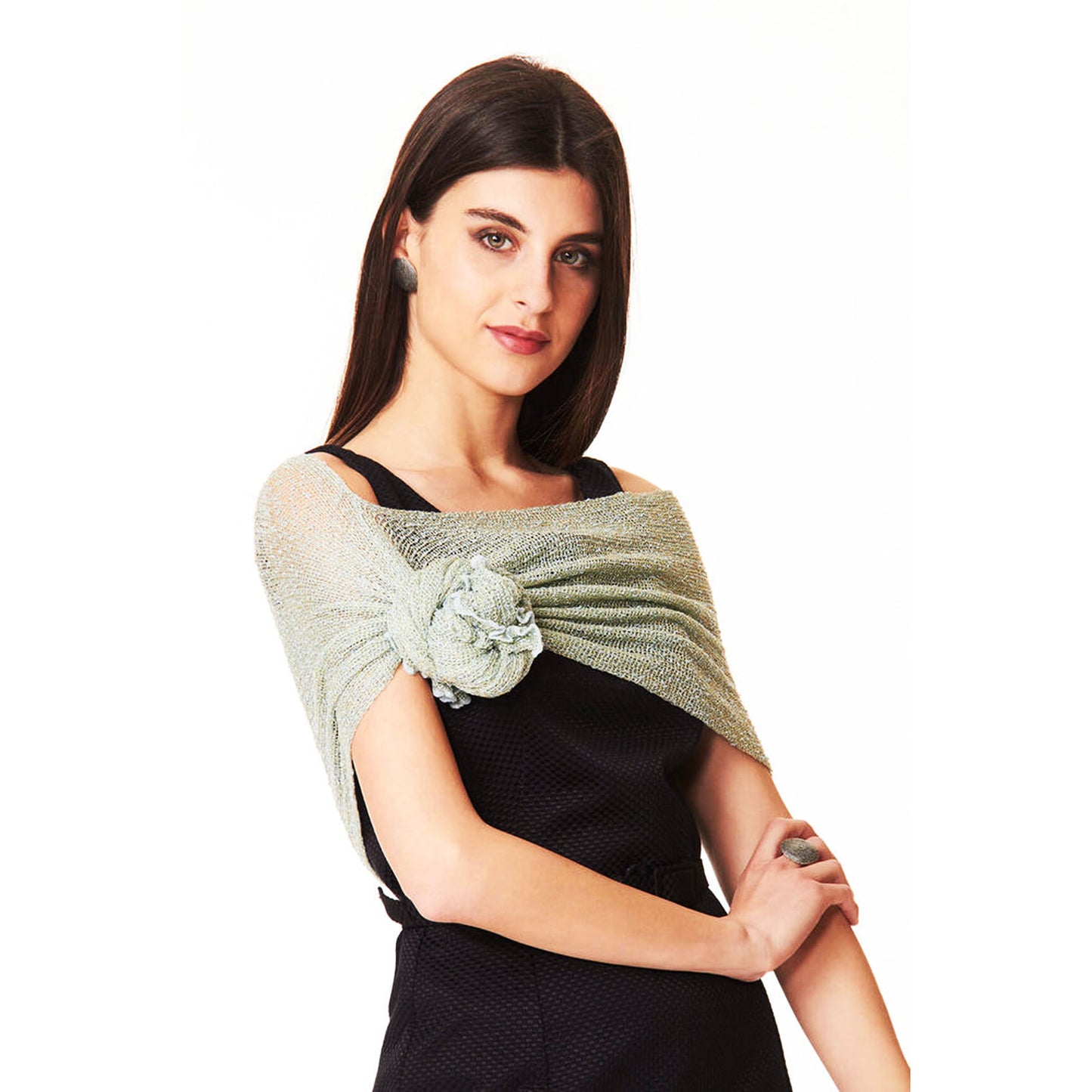 Il PONCHETTO Lurex GOLD Acquamarina