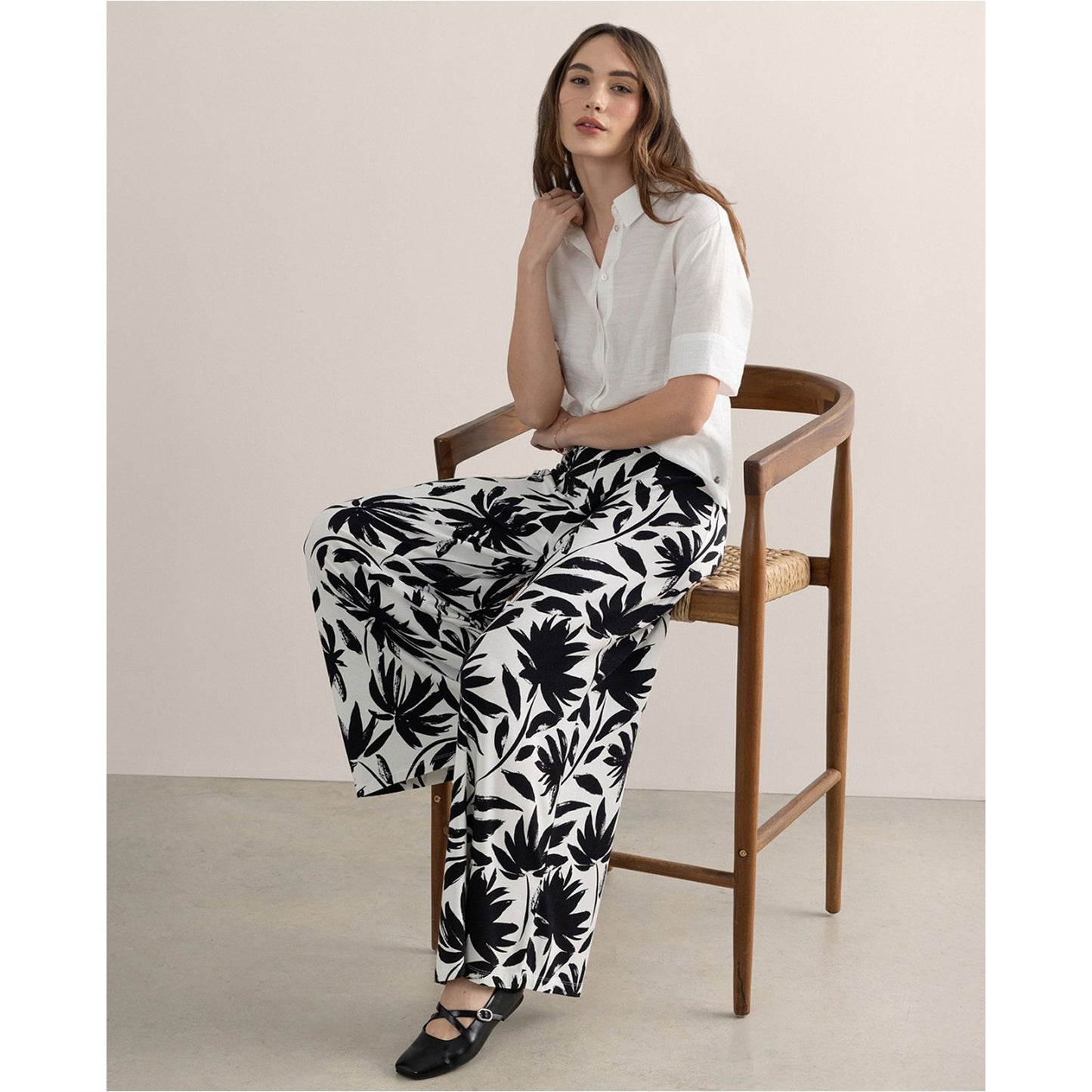 SURKANA - Pantaloni larghi ed elasticizzati, stampati-SURKANA-VIALESCARPE