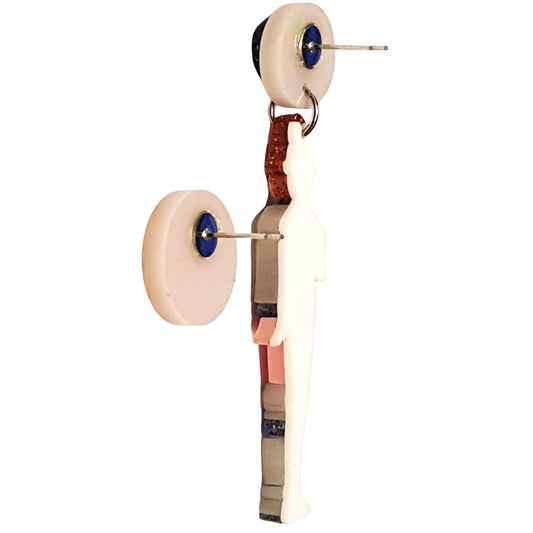 Orecchini pendenti Mila e Shiro-ARKYFLY-VIALESCARPE