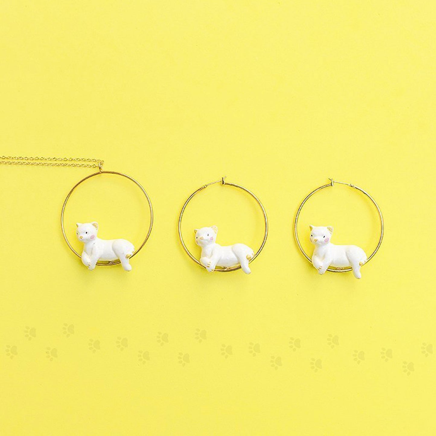 Collana Gatto che si dondola-MANITAS DE PLATA-VIALESCARPE