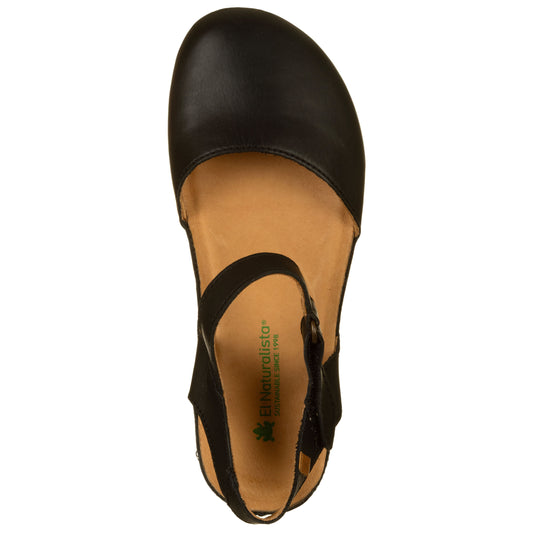 EL NATURALISTA - Slingback PLEASANT Nappa Black