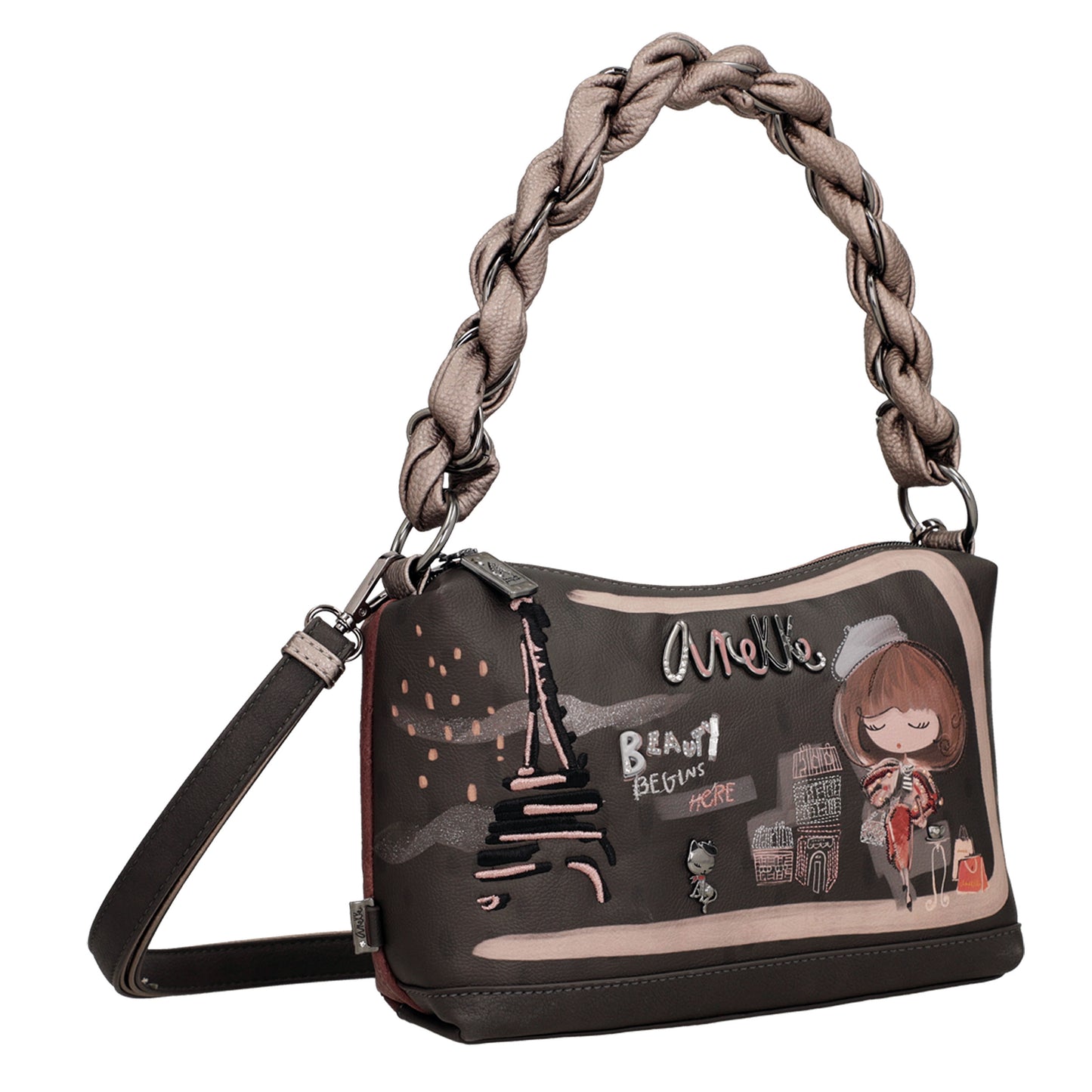 ANEKKE - Borsa manico corto e tracolla Mademoiselle-ANEKKE-VIALESCARPE