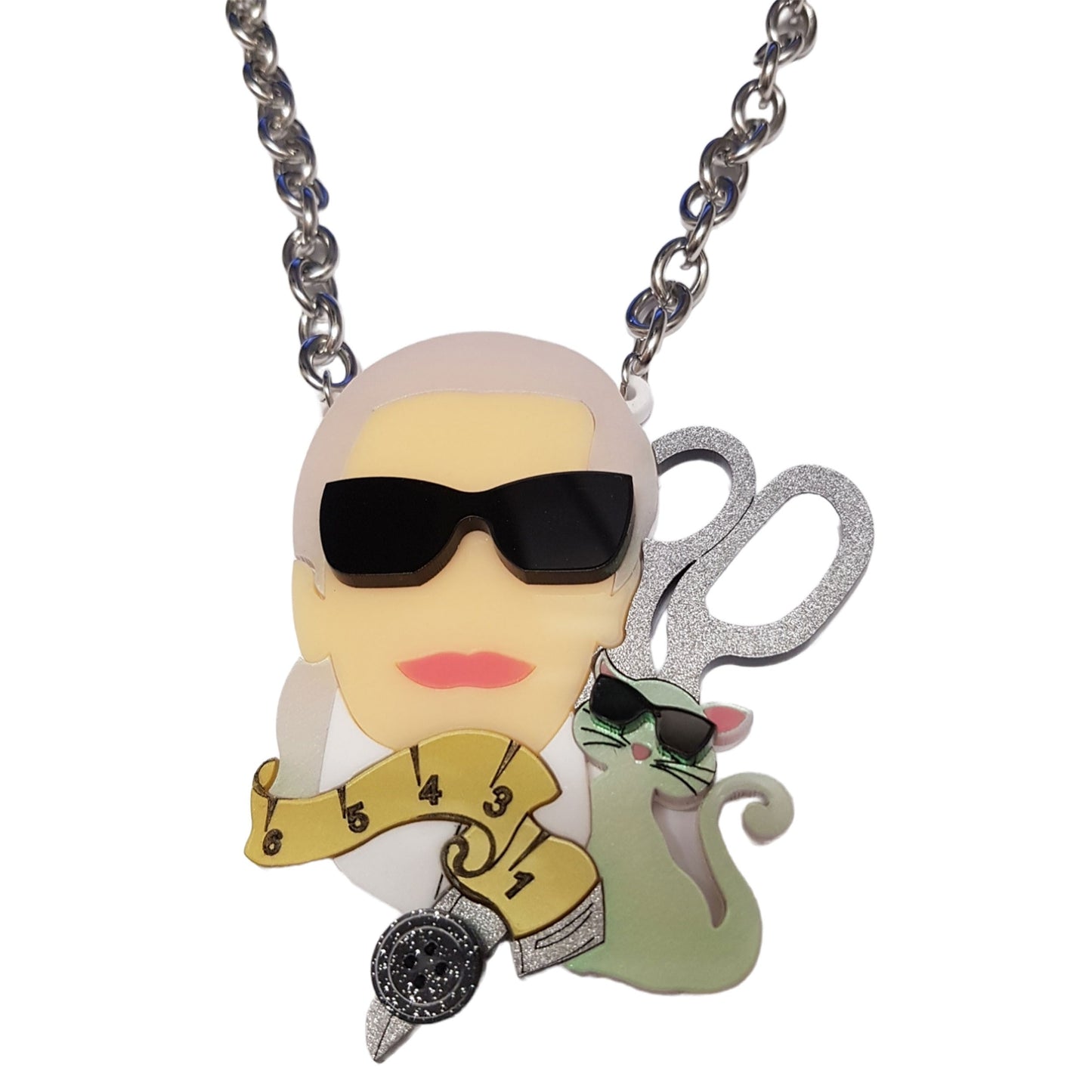 ARKY FLY Collana Karl e Choupette
