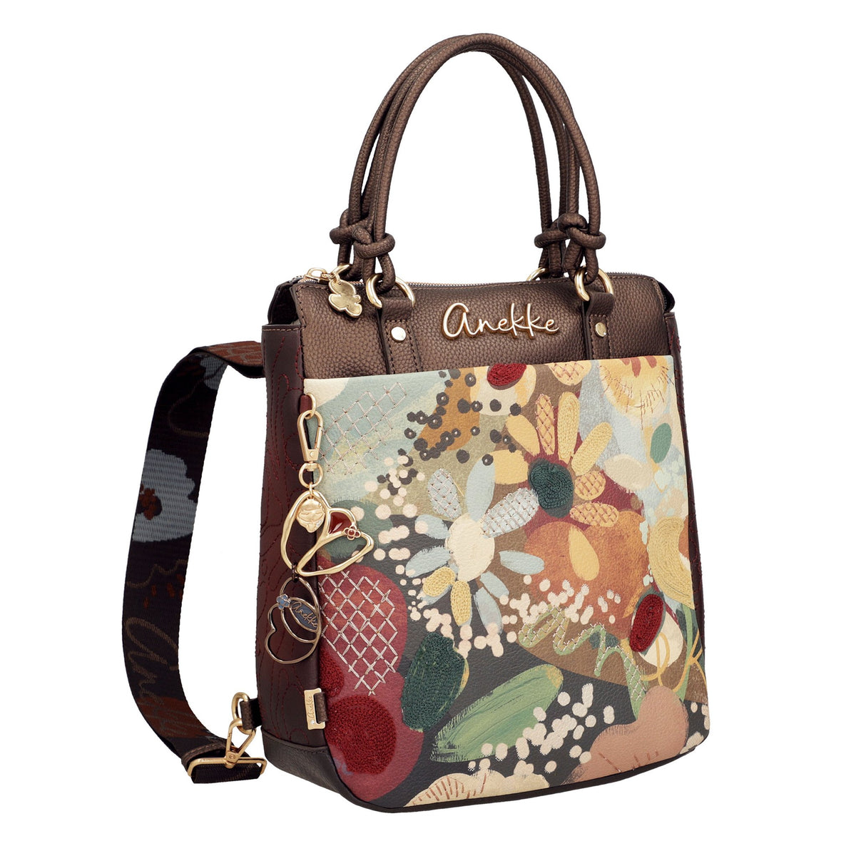 ANEKKE Zaino Stampato Blossom