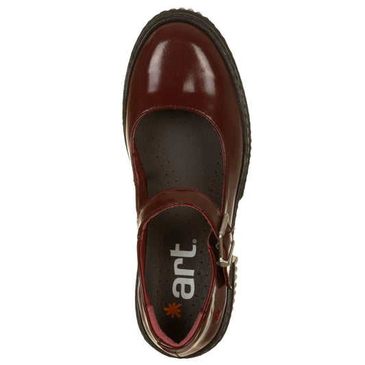 ART Mary Jane York, Nappa Shinny bordò-ART®-VIALESCARPE