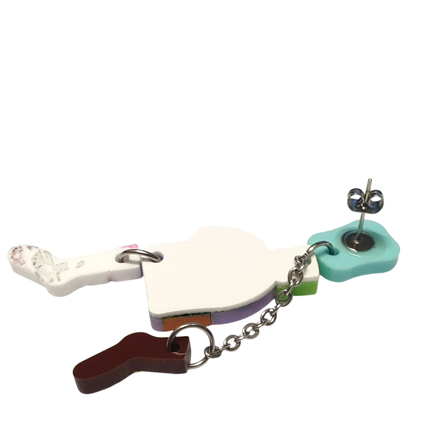 ARKY FLY Oreccchini pendenti asimmetrici lavatrice tiffanu-ARKYFLY-VIALESCARPE