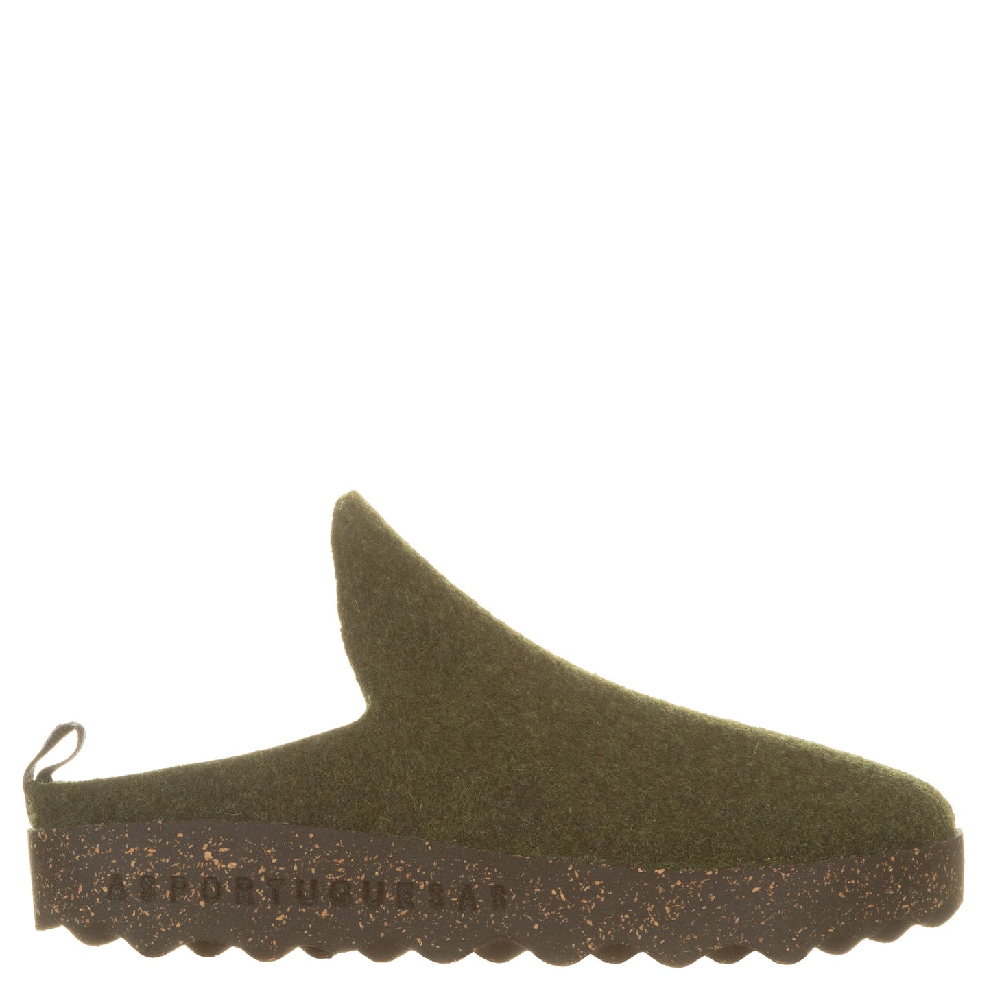 ASPORTUGUESAS Sabot feltro Verde Militare