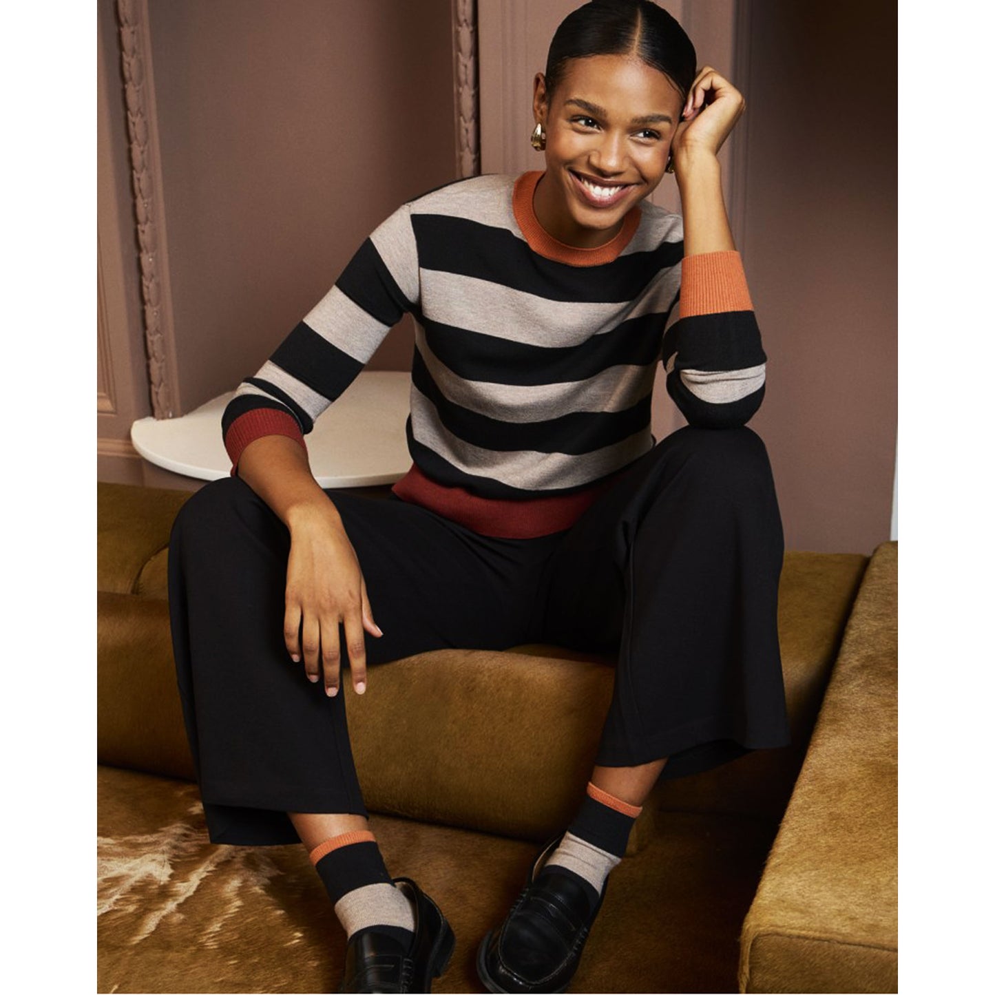 SURKANA - Maglia girocollo a righe-SURKANA-VIALESCARPE