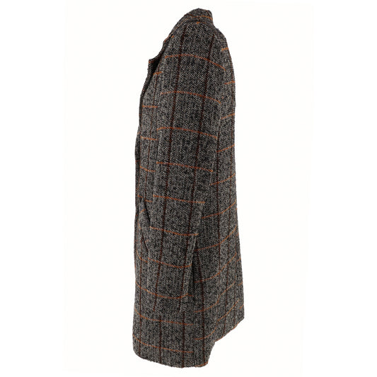 KARAKORUM Cappotto Balbina blu a quadri