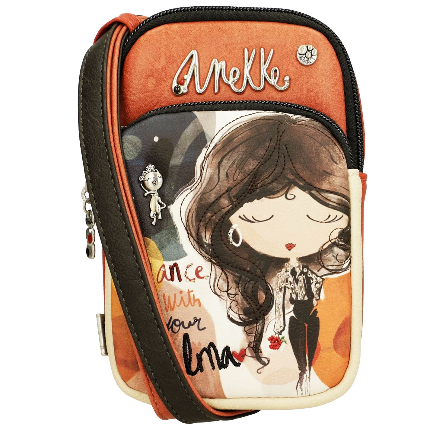 ANEKKE Mini borsa a tracolla con tasca Alma