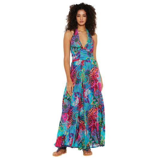 BABA DESIGN - Jumpsuit AZURE HORIZON-Baba design-VIALESCARPE