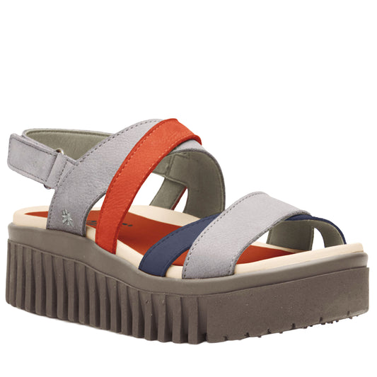 ART COMPANY Sandali BRIGHTON Orange Denim