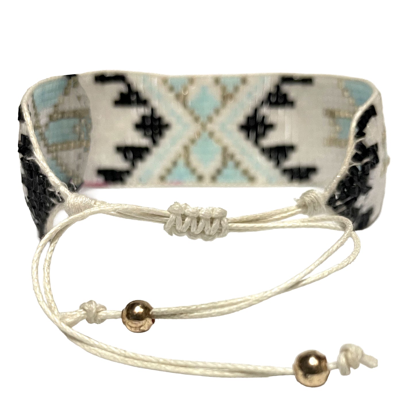 SURKANA Bracciali alti perline giapponesi celesti-SURKANA-VIALESCARPE