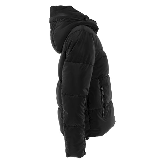 KARAKORUM Piumino Nadine Nero effetto vellutato