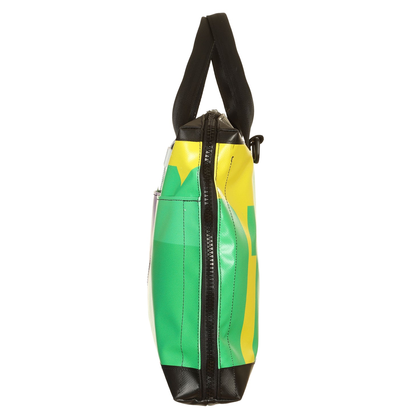 Borsa Office Slim Giallo-Verde-Viola