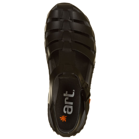 ART Sandali BRIGHTON pelle nappata nero-ART®-VIALESCARPE