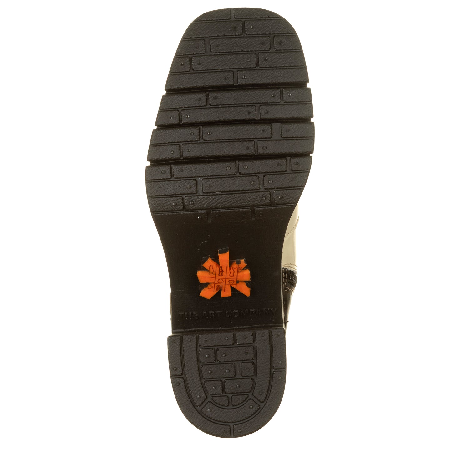 ART Stivaletti Berna Nappa Skinny Crema e Nero