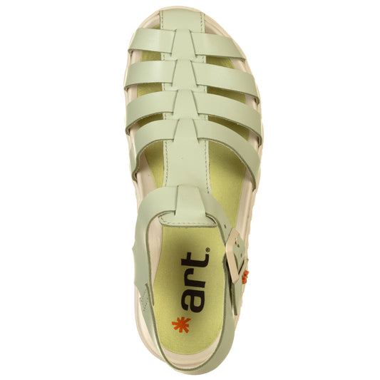 ART Sandali BRIGHTON pelle nappata lime-ART®-VIALESCARPE