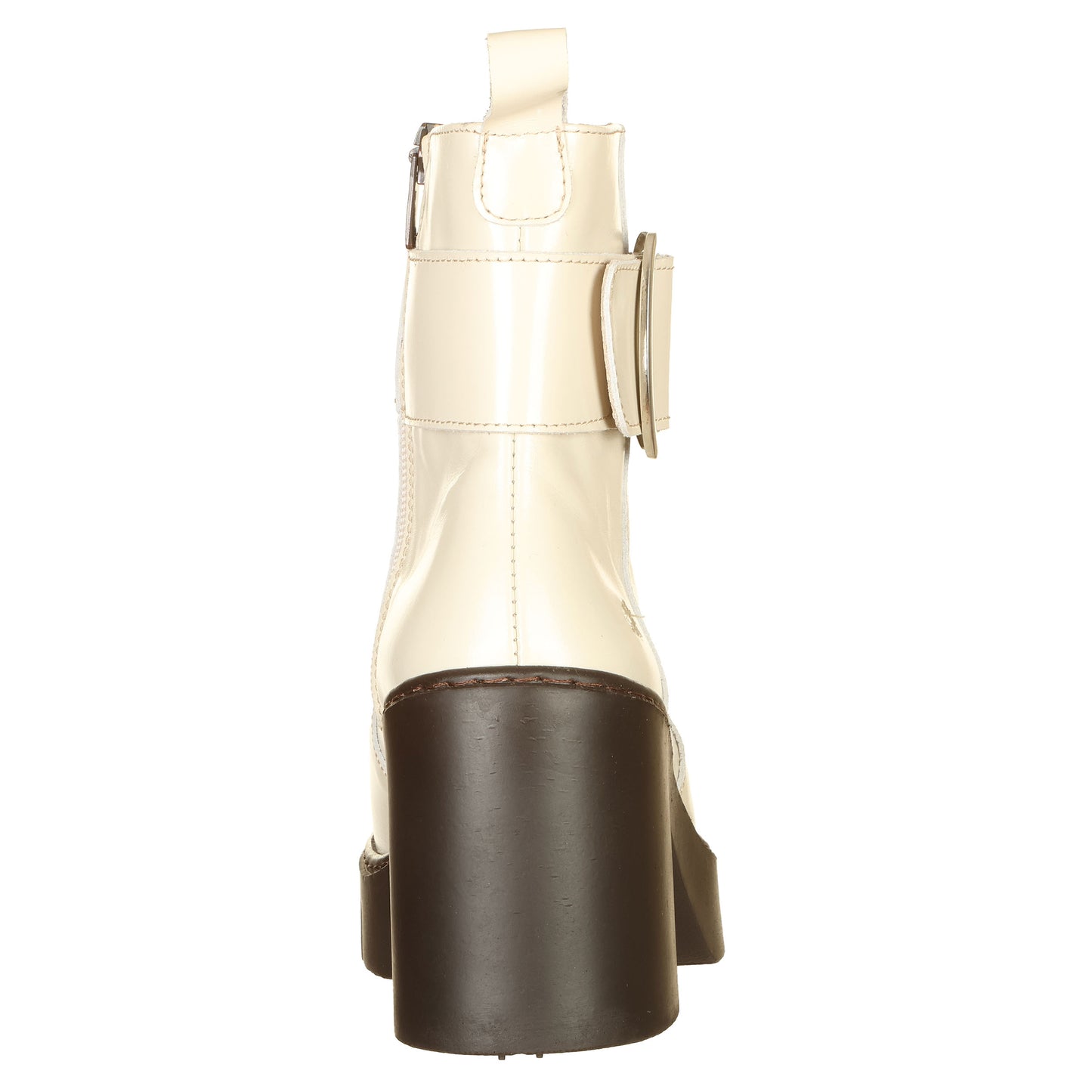 ART Stivaletti Berna Skinny crema con zip
